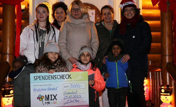 Spende von Mix for Kids an das Kinderheim Geesdorf